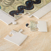 ヴィンテージ素晴らしバリアリーフ軟体動物と平獣類 ジグソーパズル (側面)