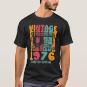 ヴィンテージ素晴らしヒット1976年レトロ誕生日 Tシャツ (正面)