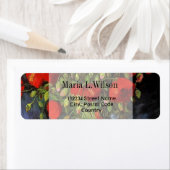 ヴィンテージ素晴らしフローラ住所 シール (インサイチュ)