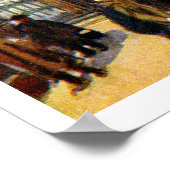 ヴィンテージ素晴らしベルエポックシーンウィーンオーストリア ポスター (角)