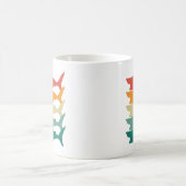 ヴィンテージ素晴らしホワイザメ コーヒーマグカップ (中央)