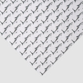 ヴィンテージ素晴らしホワイトシャークスケッチ#1 薄葉紙 (詳細)