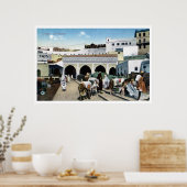 ヴィンテージ素晴らしモロッコタンジールカスタム事務所 ポスター (キッチン)