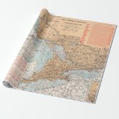 ヴィンテージ素晴らしレイクスライトハウス&セーリングルート ラッピングペーパー (アンロールド)