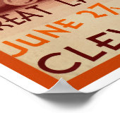 ヴィンテージ素晴らしレイクス博クリーブランドオハイオ ポスター (角)