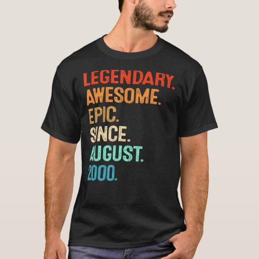 ヴィンテージ素晴らしレジェンド威厳があるエピック2000 21st tシャツ (正面)