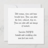 ヴィンテージ素晴らしレズビアン保存日付招待状 セーブザデート (裏面)