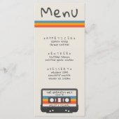 ヴィンテージ素晴らしレトロヒット式カセットテ結婚ープ メニュー (正面)