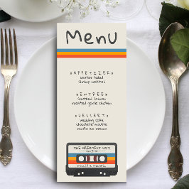 ヴィンテージ素晴らしレトロヒット式カセットテ結婚ープ メニュー