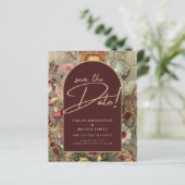 ヴィンテージ素晴らし植物学ブルゴーニュフローラウェディング (スタンド正面)