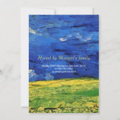 ヴィンテージ素晴らし造形芸術卒業党 招待状 (裏面)