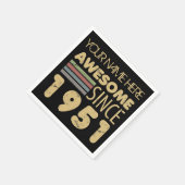 ヴィンテージ素晴らし1951 70誕生日 スタンダードカクテルナプキン (角)