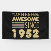 ヴィンテージ素晴らし1952 70誕生日 横断幕 (横)