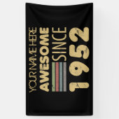 ヴィンテージ素晴らし1952 70誕生日 横断幕 (縦)