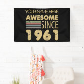 ヴィンテージ素晴らし1961 60誕生日 横断幕 (インサイチュ)