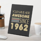 ヴィンテージ素晴らし1962 60誕生日 台座サイン (インサイチュ)