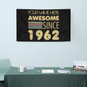 ヴィンテージ素晴らし1962 60誕生日 横断幕 (トレードショー)