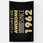 ヴィンテージ素晴らし1962 60誕生日 横断幕 (縦)