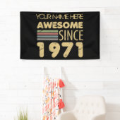 ヴィンテージ素晴らし1971 50誕生日 横断幕 (インサイチュ)