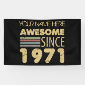 ヴィンテージ素晴らし1971 50誕生日 横断幕 (横)