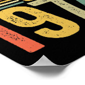 ヴィンテージ素晴らし1974年48番目の誕生日レトロ ポスター (角)