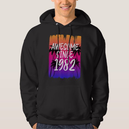 ヴィンテージ素晴らし1982年レトロ以降 パーカ (正面)
