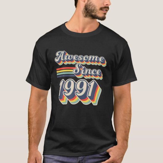 ヴィンテージ素晴らし1991年30年生誕 Tシャツ (正面)