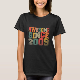 ヴィンテージ素晴らし2009レトロ13誕生日13 Tシャツ