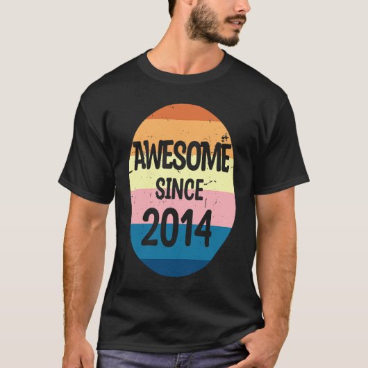 ヴィンテージ素晴らし2014年誕生日 Tシャツ (正面)