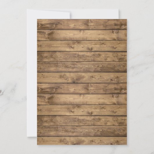 ヴィンテージ素朴いかり航海のボーイベビーシャワー 招待状 (裏面)