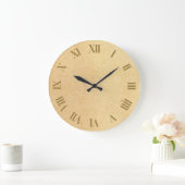 ヴィンテージ素朴とローマ数字 ラージ壁時計 (ホーム)