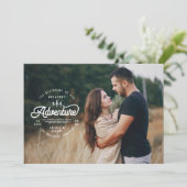 ヴィンテージ素朴なウッドランドセーブ・ザ・デート案内 案内状 (スタンド正面)