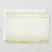 ヴィンテージ素朴な木の古い紙結婚式招待状 招待状 (裏面)