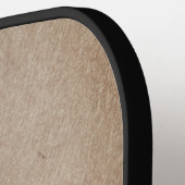 ヴィンテージ素朴な紙茶色の結婚山々 ピックルボールラケット (左詳細)