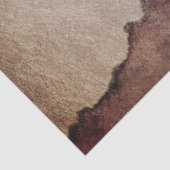 ヴィンテージ素朴な紙茶色の結婚山々 薄葉紙 (詳細)