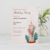 ヴィンテージ素朴な聖母のクリスマス新年 招待状 (スタンド正面)