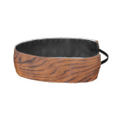 ヴィンテージ素朴な茶色の燃えた木材モノグラム アスレチックヘッドバンド (右)