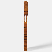 ヴィンテージ素朴な茶色の燃えた木材モノグラム Case-Mate iPhoneケース (裏面 / 右)