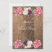 ヴィンテージ素朴のシャワー招待 招待状 (裏面)