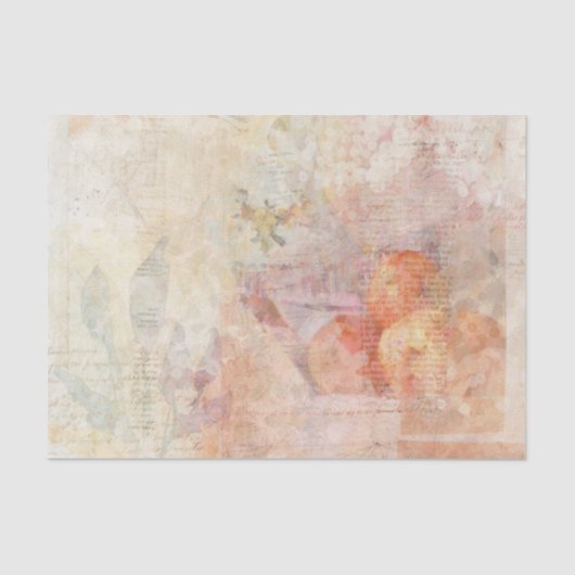 ヴィンテージ素朴のテクスチャの切り離し 薄葉紙 (正面)