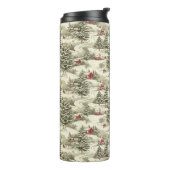 ヴィンテージ素朴の国の冬の風景 タンブラー (回転左)