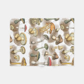 ヴィンテージ素朴の森 フリースブランケット (正面(横))