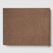 ヴィンテージ素朴の水色ロマンチックなストリングライト ゲストブック (裏面)