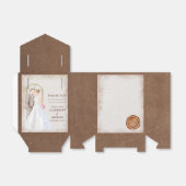 ヴィンテージ素朴の水色ロマンチックなストリングライト フェイバーボックス (折り畳みなし)