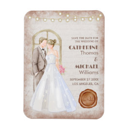 ヴィンテージ素朴の水色ロマンチックなストリングライト マグネット