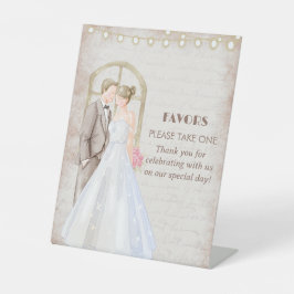 ヴィンテージ素朴の水色ロマンチックなストリングライト 台座サイン