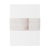 ヴィンテージ素朴の水色ロマンチックブラウン 招待状ベリーバンド (裏面例)