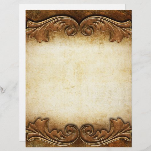 ヴィンテージ素朴アンティークスタイル頭文具 (正面/裏面)