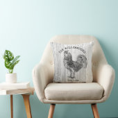 ヴィンテージ素朴アンティークファミリーネームファームルースター クッション (椅子)