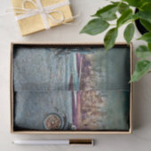 ヴィンテージ素朴アンティーク黒古車 薄葉紙 (ギフト)